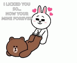 Brown Cony Lick Mine Forever GIF