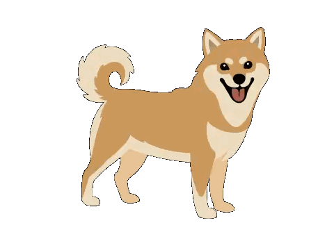 Brown Dog With Tongue Out Sticker