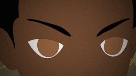Brown Eyed Anime Character Smoking GIF
