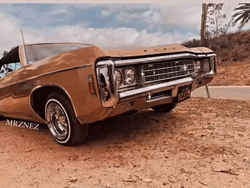 Brown Lowrider Car GIF
