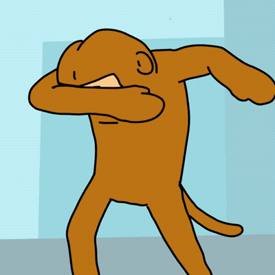 Brown Monkey Covering Face With Hands GIF