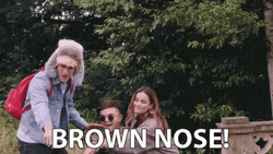 Brown Noser Group Of Friends GIF