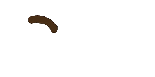 Brown Ok On White Sticker