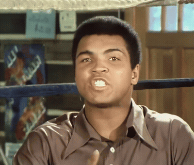 Brown Shirt Man Boxing Ring Lg GIF