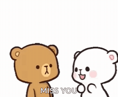 Brown Teddy Bear And White Teddy Bear Talking GIF