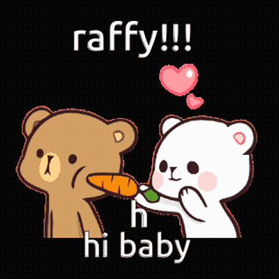 Brown Teddy Bear Feeding White Teddy Bear Carrot Raffy Hi Baby GIF