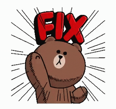 Brown Teddy Bear Holding Up Fix GIF