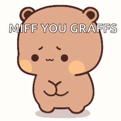Brown Teddy Bear Miff You Graffs GIF