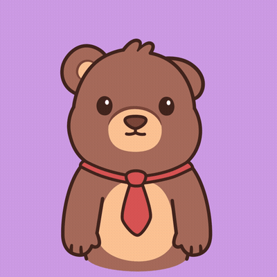 Brown Teddy Bear Riding Skateboard With Red Hat GIF