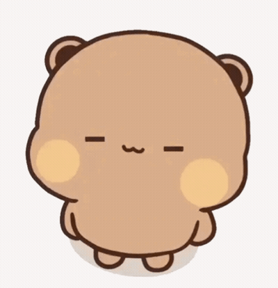 Brown Teddy Bear With Smile GIF