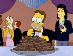Brownie Homer Simpson GIF