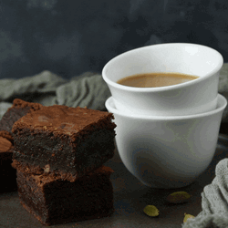 Brownies And Coffee GIF