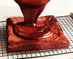 Brownies Chocolate Frosting GIF