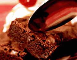 Brownies Spoon Scoop GIF