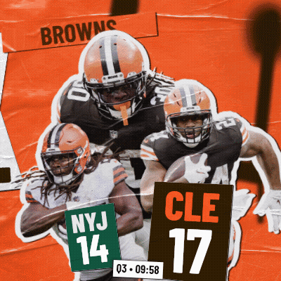 Browns And Cle 17 Football Teams Advertisement GIF