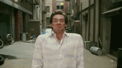 Bruce Almighty Blowing Insects GIF