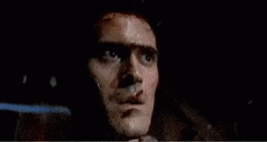 Bruce Campbell Evil Dead Groovy GIF