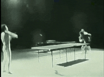 Bruce Lee Amazing Play Ping Pong  GIF