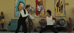 Bruce Lee Cool Fight Scene GIF
