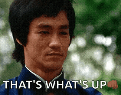 Bruce Lee Fist That's What's Up GIF