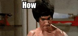 Bruce Lee Kung Fu Reaction GIF
