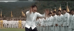 Bruce Lee Kung Fu Snap GIF