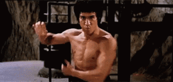 Bruce Lee Kung Fu Technique GIF