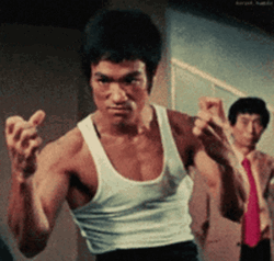 Bruce Lee Mad Fist GIF