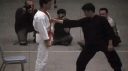 Bruce Lee One Inch Punch GIF