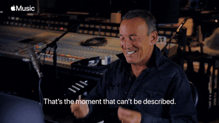 Bruce Springsteen Moment That Cant Be Described GIF