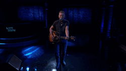 Bruce Springsteen On Late Show With Stephen Colbert GIF