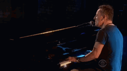 Bruce Springsteen Performing Side View GIF
