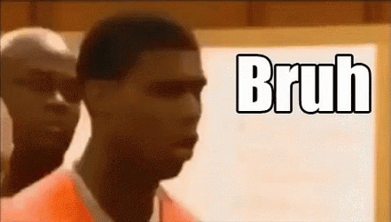 Bruh Meme Heads Up GIF