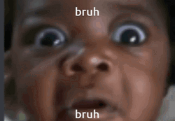Bruh Meme Shocked Kid GIF