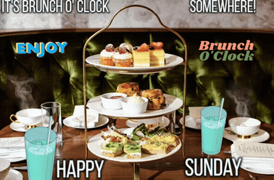 Brunch O' Clock Advertisement GIF
