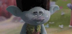 Brunch Trolls Glitter Bomb Nose GIF
