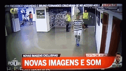 Bruno Fernandes CCTV Footage GIF