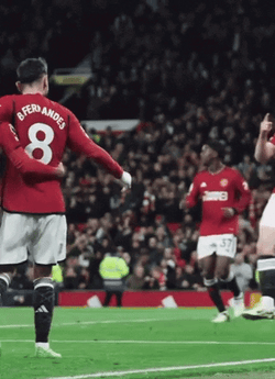 Bruno Fernandes Group Hug GIF