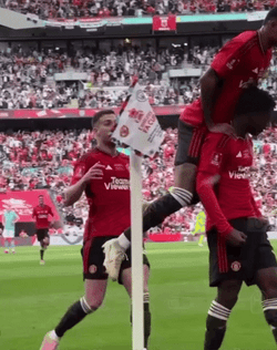 Bruno Fernandes Happy Team GIF