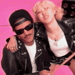 Bruno Mars And Rose Vibe Apt Song GIF