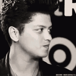 Bruno Mars Biting GIF