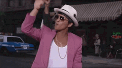 Bruno Mars Flying Kiss GIF