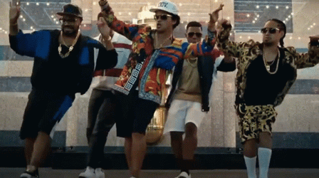 Bruno Mars Friends Dancing GIF
