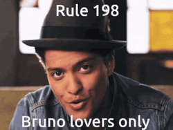 Bruno Mars Lovers Only Singing GIF