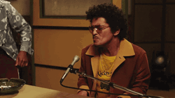 Bruno Mars Playing Piano GIF