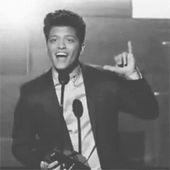 Bruno Mars Safe Hand Sign GIF