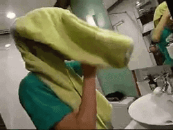 Brushing Teeth In The Bathroom GIF