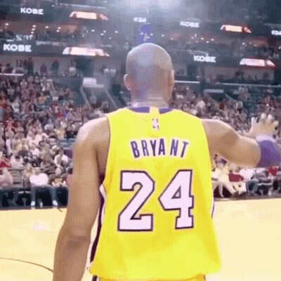 Bryant In Yellow Jersey Number 24 GIF