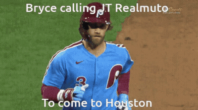 Bryce Calling Realmuto To Houston GIF