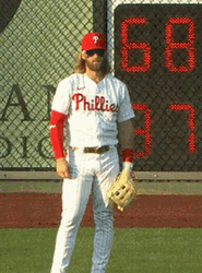 Bryce Harper Baseball Bored GIF
